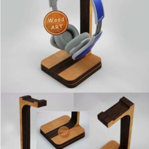 Intra απο ξύλο plywood 3mm-4mm πάχος - Βάση ακουστικών Δίασταση 30x30 cm Intraeaxys-r1z2m6w1