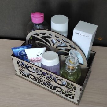 Intra απο ξύλο plywood 3mm-4mm πάχος - Αρχείο PDF Wooden Tote Box Δίασταση 30x30 cm Intraeaxys-r1z2zm21 - Image 1