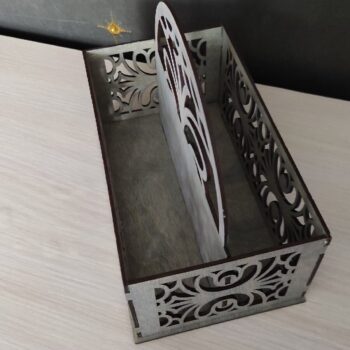 Intra απο ξύλο plywood 3mm-4mm πάχος - Αρχείο PDF Wooden Tote Box Δίασταση 30x30 cm Intraeaxys-r1z2zm21 - Image 4