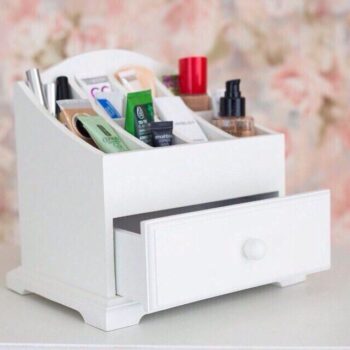 Intra απο ξύλο plywood 3mm-4mm πάχος - Στάση μακιγιάζ με συρτάρι Δίασταση 30x30 cm Intraeaxys-eo4qm487 - Image 1