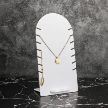 Intra απο ξύλο plywood 3mm-4mm πάχος - Ανεξάρτητη βάση κολιέ προβολής κοσμημάτων Δίασταση 30x30 cm Intraeaxys-joekrl8o - Image 1