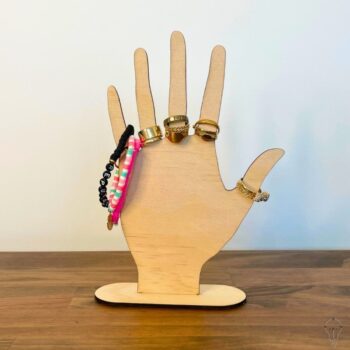 Intra απο ξύλο plywood 3mm-4mm πάχος - Ξύλινο σταντ για κοσμήματα χειρός Δίασταση 30x30 cm Intraeaxys-zo9ved47 - Image 1