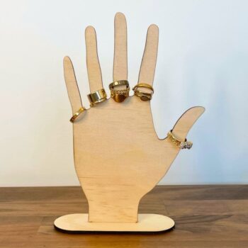 Intra απο ξύλο plywood 3mm-4mm πάχος - Ξύλινο σταντ για κοσμήματα χειρός Δίασταση 30x30 cm Intraeaxys-zo9ved47 - Image 3