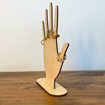 Intra απο ξύλο plywood 3mm-4mm πάχος - Ξύλινο σταντ για κοσμήματα χειρός Δίασταση 30x30 cm Intraeaxys-zo9ved47 - Image 4