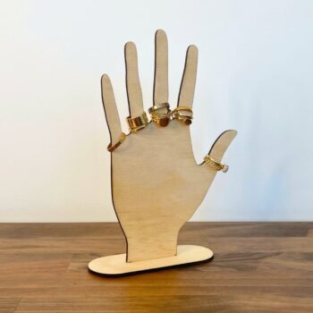 Intra απο ξύλο plywood 3mm-4mm πάχος - Ξύλινο σταντ για κοσμήματα χειρός Δίασταση 30x30 cm Intraeaxys-zo9ved47 - Image 5