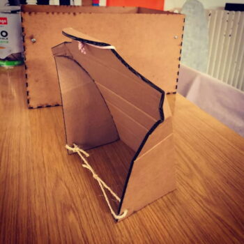 Intra απο ξύλο plywood 3mm-4mm πάχος - Μπούστο επίδειξης κοσμημάτων Δίασταση 30x30 cm Intraeaxys-eo205dq7 - Image 5