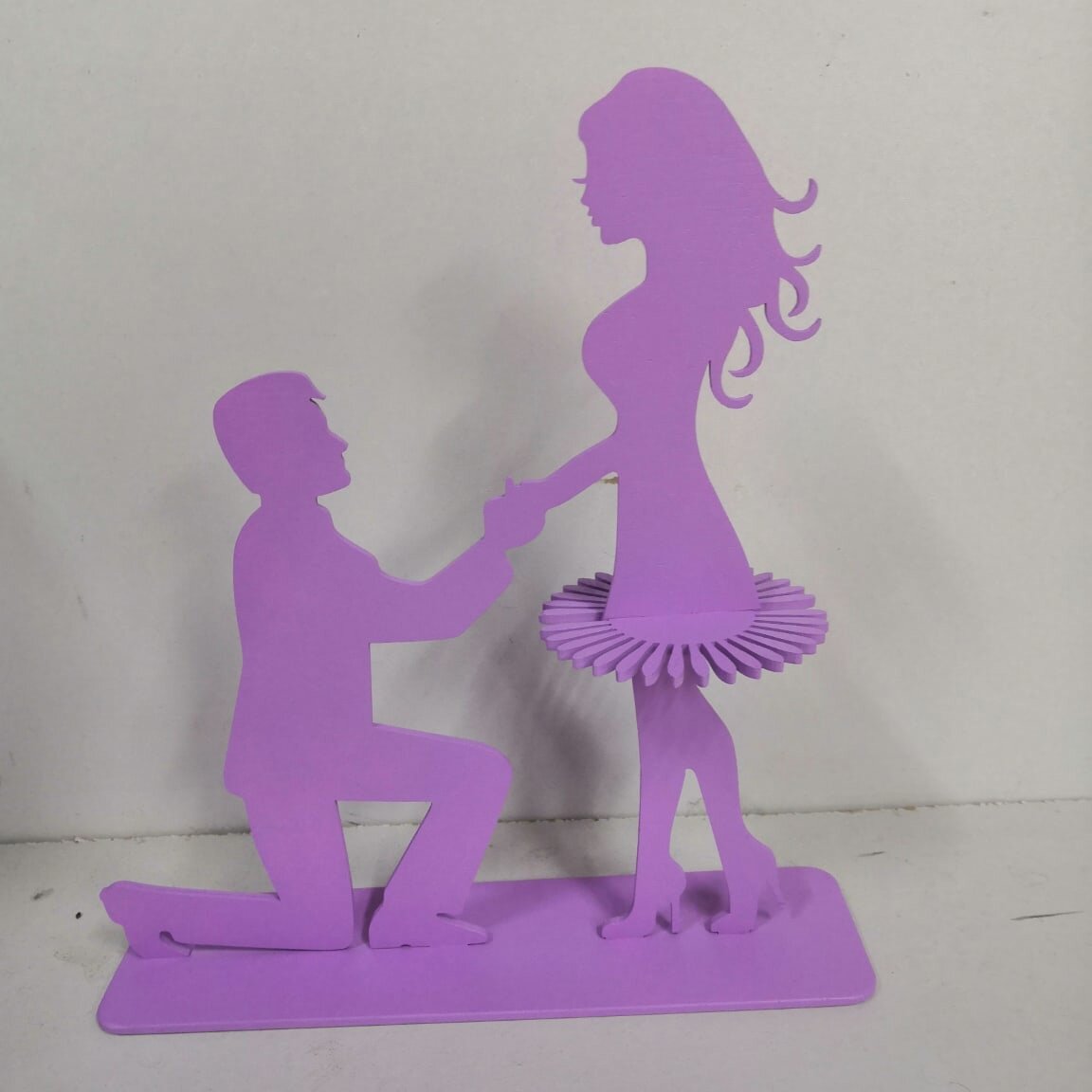 Intra απο ξύλο plywood 3mm-4mm πάχος - Πρόταση γάμου Ζευγάρι χαρτοπετσέτας Δίασταση 30x30 cm Intraeaxys-6o3yxrk7