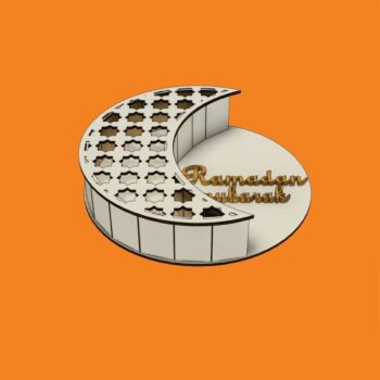 Intra απο ξύλο plywood 3mm-4mm πάχος - Κουτί δώρου Ramadan Kareem Wood Decor Δίασταση 30x30 cm Intraeaxys-lopqx257 - Image 1