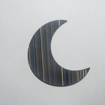 Intra απο ξύλο plywood 3mm-4mm πάχος - Wood Moon Cutout Ημιτελές Wood Crescent Moon σχήμα Δίασταση 30x30 cm Intraeaxys-m1d6kll7 - Image 1