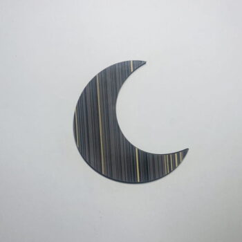 Intra απο ξύλο plywood 3mm-4mm πάχος - Wood Moon Cutout Ημιτελές Wood Crescent Moon σχήμα Δίασταση 30x30 cm Intraeaxys-m1d6kll7 - Image 3