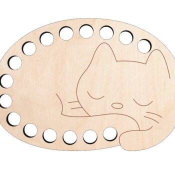 Intra απο ξύλο plywood 3mm-4mm πάχος - Cat Floss Organizer Στήριγμα κλωστής Δίασταση 30x30 cm Intraeaxys-075y9pmo - Image 5