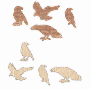 Intra απο ξύλο plywood 3mm-4mm πάχος - Birds ξύλινη βάση για κέντημα με χάντρες Δίασταση 30x30 cm Intraeaxys-91jd2w41 - Image 1