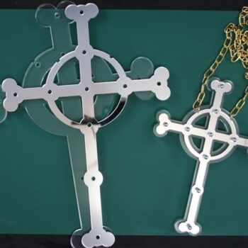 Intra απο ξύλο plywood 3mm-4mm πάχος - Ακρυλικός Σταυρός Δίασταση 20x20 cm Intraeaxys-lopqez37 - Image 4