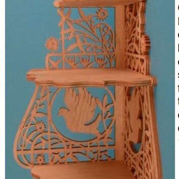 Intra απο ξύλο plywood 3mm-4mm πάχος - Αρχείο PDF με κύλιση γωνιακού ραφιού Δίασταση 30x30 cm Intraeaxys-6o3y0jk7 - Image 1