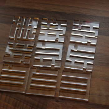 Intra απο ξύλο plywood 3mm-4mm πάχος - Burr Criss Cross Cube Puzzle Burr Box Puzzle Δίασταση 30x30 cm Intraeaxys-r1z23dn1 - Image 4