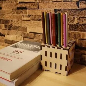 Intra απο ξύλο plywood 3mm-4mm πάχος - Θήκη για στυλό κύβου Δίασταση 30x30 cm Intraeaxys-eo4qzpw7 - Image 1