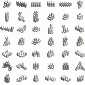 Intra απο ξύλο plywood 3mm-4mm πάχος - Soma Cube Puzzle Nikitin Squares Εκπαιδευτικό Παιδικό Παιχνίδι Tetris 3mm Δίασταση 30x30 cm Intraeaxys-qommnypo - Image 4