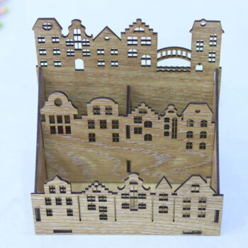 Intra απο ξύλο plywood 3mm-4mm πάχος - City Desk Organizer Θήκη Μαρκαδόρου Αποθήκευσης 3mm Δίασταση 30x30 cm Intraeaxys-eo20gzm7 - Image 9