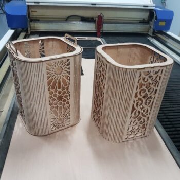 Intra απο ξύλο plywood 3mm-4mm πάχος - Διακοσμητική Μολυβοθήκη Δίασταση 30x30 cm Intraeaxys-r1zq08l1 - Image 1