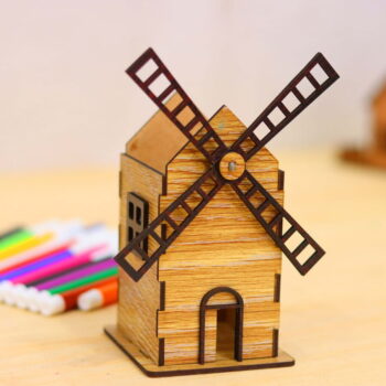 Intra απο ξύλο plywood 3mm-4mm πάχος - Μολυβοθήκη για στυλό Windmill Δίασταση 30x30 cm Intraeaxys-6o3ymgq7 - Image 9