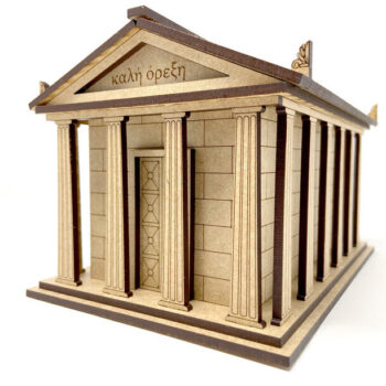 Intra απο ξύλο plywood 3mm-4mm πάχος - Κουτί συνταγών Ελληνικού Ναού Δίασταση 30x30 cm Intraeaxys-eo0qw691 - Image 6