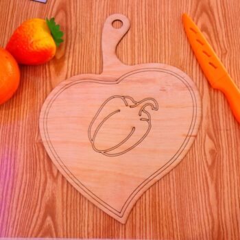 Intra απο ξύλο plywood 3mm-4mm πάχος - Πίνακας κοπής τροφίμων Δίασταση 30x30 cm Intraeaxys-m1d6mnl7 - Image 3