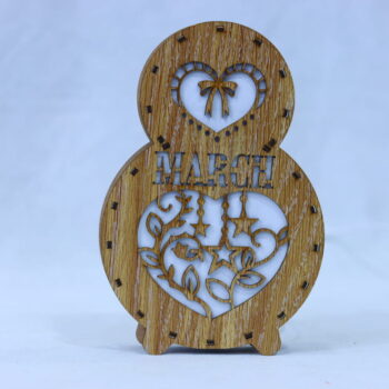 Intra απο ξύλο plywood 3mm-4mm πάχος - Διακόσμηση για την Ημέρα της Γυναικείας Λαμπτήρα 8 Μαρτίου Δίασταση 30x30 cm Intraeaxys-p7ym0kz7 - Image 9