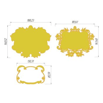 Intra απο ξύλο plywood 3mm-4mm πάχος - Οβάλ πλαίσιο καθρέφτη Δίασταση 30x30 cm Intraeaxys-yon090g7 - Image 3