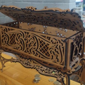 Intra απο ξύλο plywood 3mm-4mm πάχος - Ξύλινο κουτί κοσμημάτων 3mm Δίασταση 30x30 cm Intraeaxys-ro6yjrn7 - Image 3