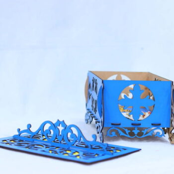 Intra απο ξύλο plywood 3mm-4mm πάχος - Ξύλινο κουτί κοσμημάτων Δίασταση 30x30 cm Intraeaxys-qommvxpo - Image 5