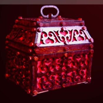 Intra απο ξύλο plywood 3mm-4mm πάχος - Ξύλινο κουτί κοσμημάτων πολυτελείας Δίασταση 30x30 cm Intraeaxys-e1gkmnxo - Image 1