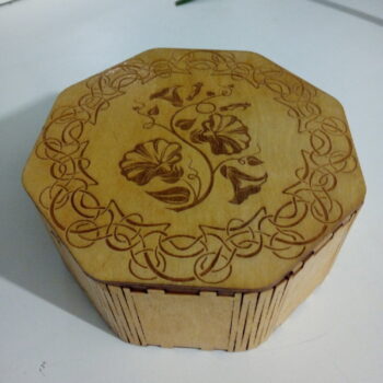 Intra απο ξύλο plywood 3mm-4mm πάχος - Ξύλινο κουτί οκτάγωνο Δίασταση 30x30 cm Intraeaxys-r7vmg5l7 - Image 4