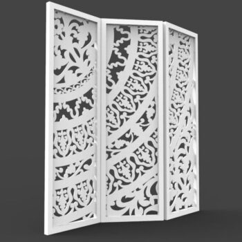 Intra απο ξύλο plywood 3mm-4mm πάχος - Διάτρητα πάνελ οθόνης Δίασταση 30x30 cm Intraeaxys-91jd3n41 - Image 5