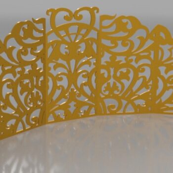 Intra απο ξύλο plywood 3mm-4mm πάχος - Πάνελ διακόσμησης εκδηλώσεων με φόντο το τόξο Δίασταση 30x30 cm Intraeaxys-m1d6exd7 - Image 1