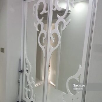 Intra απο ξύλο plywood 3mm-4mm πάχος - Σχεδιασμός πόρτας ντουλάπας Δίασταση 30x30 cm Intraeaxys-51rr65v1 - Image 1