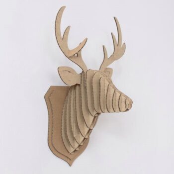 Intra απο ξύλο plywood 3mm-4mm πάχος - Κρεμάστρα τοίχου κεφαλιού από χαρτόνι Δίασταση 30x30 cm Intraeaxys-lopq0p67 - Image 1