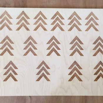 Intra απο ξύλο plywood 3mm-4mm πάχος - Διακόσμηση πινακίδας βέλους Δίασταση 30x30 cm Intraeaxys-6o3884k1 - Image 1