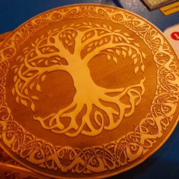 Intra απο ξύλο plywood 3mm-4mm πάχος - Κελτικό σχέδιο δέντρο της ζωής Δίασταση 30x30 cm Intraeaxys-d1lm2jzo - Image 3