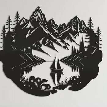 Intra απο ξύλο plywood 3mm-4mm πάχος - Διακόσμηση τοίχου Δίασταση 30x30 cm Intraeaxys-078y3mmo - Image 1