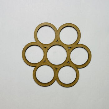 Intra απο ξύλο plywood 3mm-4mm πάχος - Λουλούδι Hackamore Δίασταση 30x30 cm Intraeaxys-eo0qdvg1 - Image 1