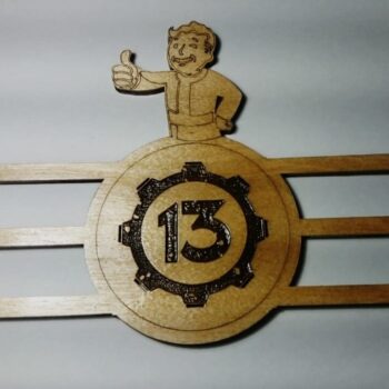 Intra απο ξύλο plywood 3mm-4mm πάχος - Πινακίδα πόρτας διαμερίσματος Δίασταση 30x30 cm Intraeaxys-078yxz4o - Image 1