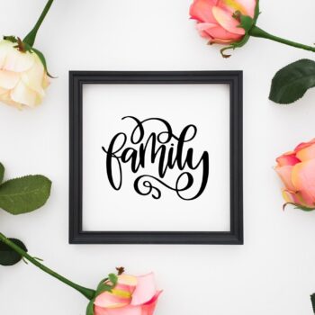 Intra απο ξύλο plywood 3mm-4mm πάχος - Οικογενειακή διακόσμηση τοίχου Δίασταση 30x30 cm Intraeaxys-zo9yxqy7 - Image 1