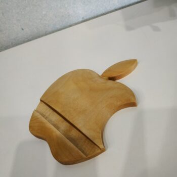 Intra απο ξύλο plywood 3mm-4mm πάχος - Apple λογότυπο διανυσματική τέχνη Δίασταση 30x30 cm Intraeaxys-yon0xwy7 - Image 1