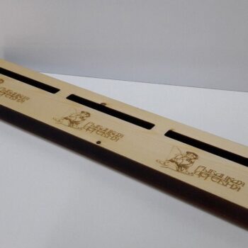 Intra απο ξύλο plywood 3mm-4mm πάχος - Θήκη επαγγελματικής κάρτας με τρία διαμερίσματα Δίασταση 30x30 cm Intraeaxys-51rrg301 - Image 1