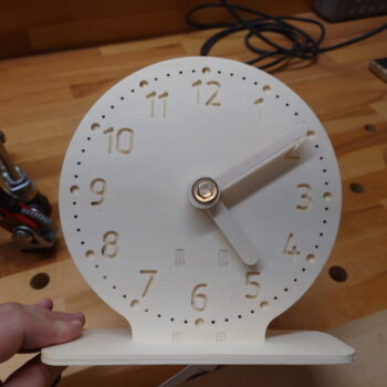 Intra απο ξύλο plywood 3mm-4mm πάχος - Παιδικό ρολόι διδασκαλίας Δίασταση 30x30 cm Intraeaxys-m1d6jmx7 - Image 1