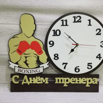 Intra απο ξύλο plywood 3mm-4mm πάχος - Ρολόι για μπόξερ Δίασταση 30x30 cm Intraeaxys-eo20ke67 - Image 1