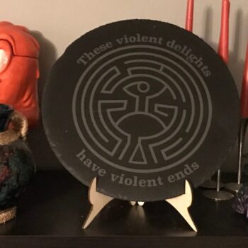 Intra απο ξύλο plywood 3mm-4mm πάχος - Επιτραπέζιο καβαλέτο οθόνης Δίασταση 30x30 cm Intraeaxys-pok3y887 - Image 1