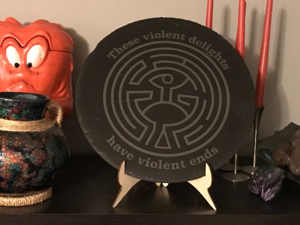 Intra απο ξύλο plywood 3mm-4mm πάχος - Επιτραπέζιο καβαλέτο οθόνης Δίασταση 30x30 cm Intraeaxys-pok3y887