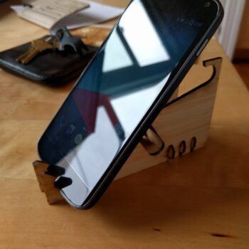 Intra απο ξύλο plywood 3mm-4mm πάχος - Πολυγωνική βάση τηλεφώνου Δίασταση 30x30 cm Intraeaxys-pok3rj97 - Image 1