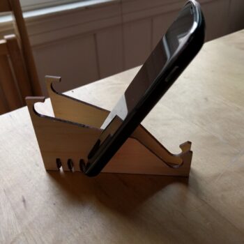 Intra απο ξύλο plywood 3mm-4mm πάχος - Πολυγωνική βάση τηλεφώνου Δίασταση 30x30 cm Intraeaxys-pok3rj97 - Image 5